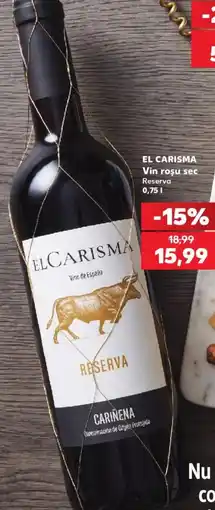Kaufland El Carisma Vin rosu sec Reserva Ofertă