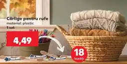 Kaufland Cârlige pentru rufe Ofertă