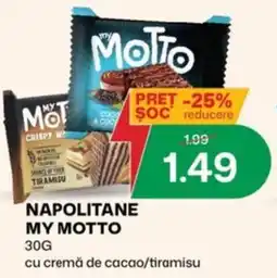 Diana Supermarket My Motto Napolitane Ofertă