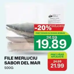 Diana Supermarket File Merluciu Sabor Del Mar Ofertă