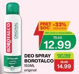 Diana Supermarket Borotalco deo spray Ofertă