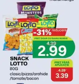 Diana Supermarket Snack Lotto Ofertă