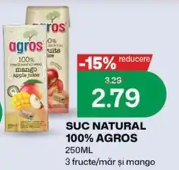 Diana Supermarket Agros suc natural 100% agros Ofertă