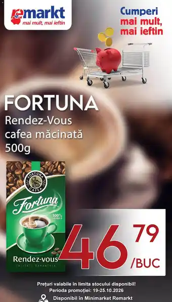 Fortuna Rendez-Vous cafea măcinată