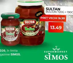 Simos Sultan bulion Ofertă