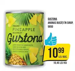 Mega Image Gustona ananas bucăți în sirop Ofertă