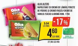 Mega Image Alka Alfers napolitane cu cremă de lămâie Ofertă