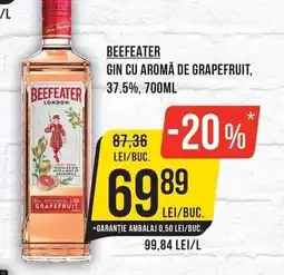 Mega Image Beefeater gin cu aromă de grapefruit Ofertă
