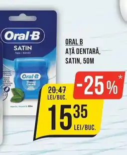 Mega Image Oral-B ață dentară, satin Ofertă