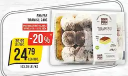 Mega Image Ana Pan Tiramisu Ofertă