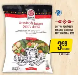 Mega Image Gusturi românești amestec de legume pentru ciorbă Ofertă