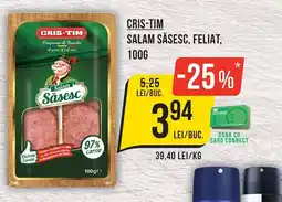 Mega Image Cris-tim salam săsesc, feliat Ofertă