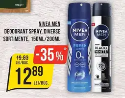 Mega Image Nivea men deodorant spray Ofertă
