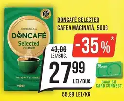 Mega Image Doncafé selected cafea măcinată Ofertă