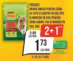 Mega Image Friskies hrană umedă pentru câini Ofertă