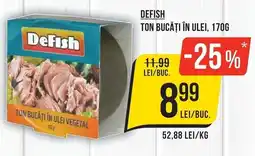 Mega Image Defish ton bucăți în ulei Ofertă