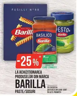 Mega Image Barilla paste/sosuri Ofertă