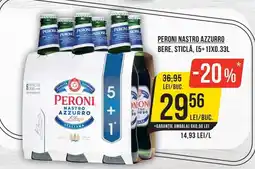 Mega Image Peroni nastro azzurro Ofertă