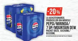 Mega Image Pepsi/ Mirinda/ 7 Up/ Mountain Dew Ofertă