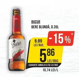 Mega Image Bucur bere blondă Ofertă