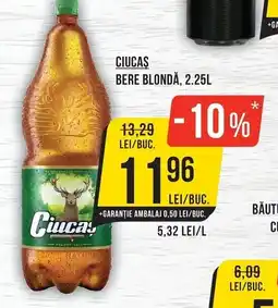 Mega Image Ciucas bere blondă Ofertă