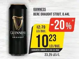 Mega Image Guinness bere draught stout Ofertă