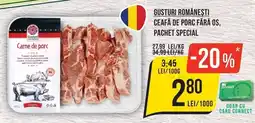 Mega Image Gusturi Românești ceafă de porc fără os Ofertă
