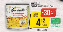 Mega Image Bonduelle porumb boabe, dulce Ofertă