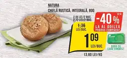 Mega Image Natura chiflă rustică, integrală Ofertă