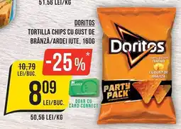 Mega Image Doritos tortilla chips cu gust de brânză/ardei iute Ofertă
