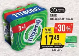 Mega Image Tuborg bere lager Ofertă