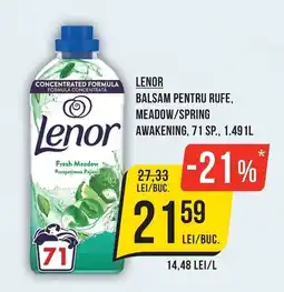 Mega Image Lenor balsam pentru rufe Ofertă