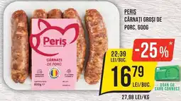 Mega Image Peris cârnați groși de porc Ofertă
