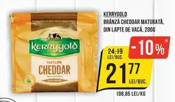 Mega Image Kerrygold brânză cheddar maturată Ofertă