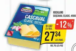 Mega Image Hochland cascaval clasic Ofertă