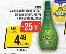 Mega Image Limmi suc de lămâie verde Ofertă