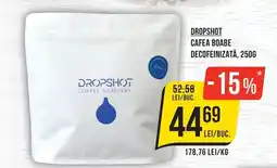 Mega Image Dropshot cafea boabe decaffeinizata Ofertă