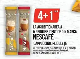 Mega Image Nescafe cappuccino, pliculete Ofertă