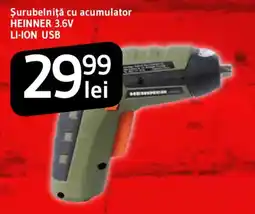 Supeco Heinner șurubelniță cu acumulator Ofertă