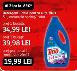Supeco Tino detergent lichid pentru rufe Ofertă
