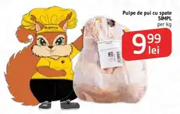 Supeco Supeco pulpe de pui cu spate simpla Ofertă