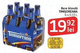 Supeco Bere blondă Timișoreana Ofertă