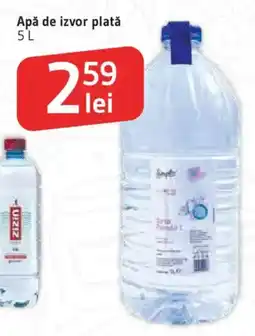 Supeco Uniz apă de izvor plată Ofertă