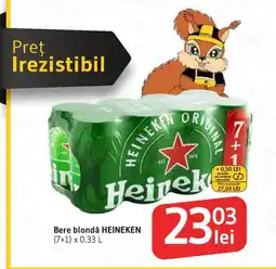 Supeco Bere blondă HEINEKEN Ofertă