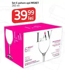 Supeco Lav pahare apă misket Ofertă
