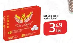 Supeco Fire Angel pastile albi pentru aprins focul Ofertă