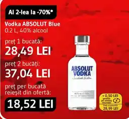 Supeco Absolut vodka blue Ofertă