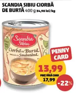 Penny Scandia Sibiu Ciorbă de Burtă Ofertă