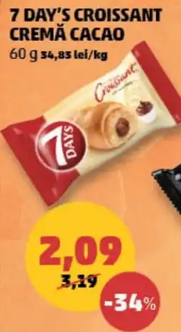 Penny 7 days croissant cremă cacao Ofertă