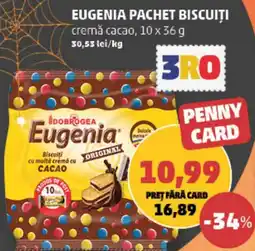 Penny Eugenia biscuiti cremă cacao Ofertă